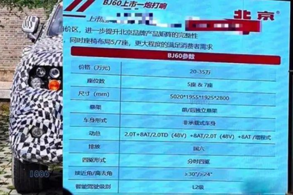 北京越野BJ40增程最低15.48万元起，配三把锁和全时四驱